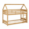 Kinder-Etagenbett Kiefernholz Hausform 200x90 cm