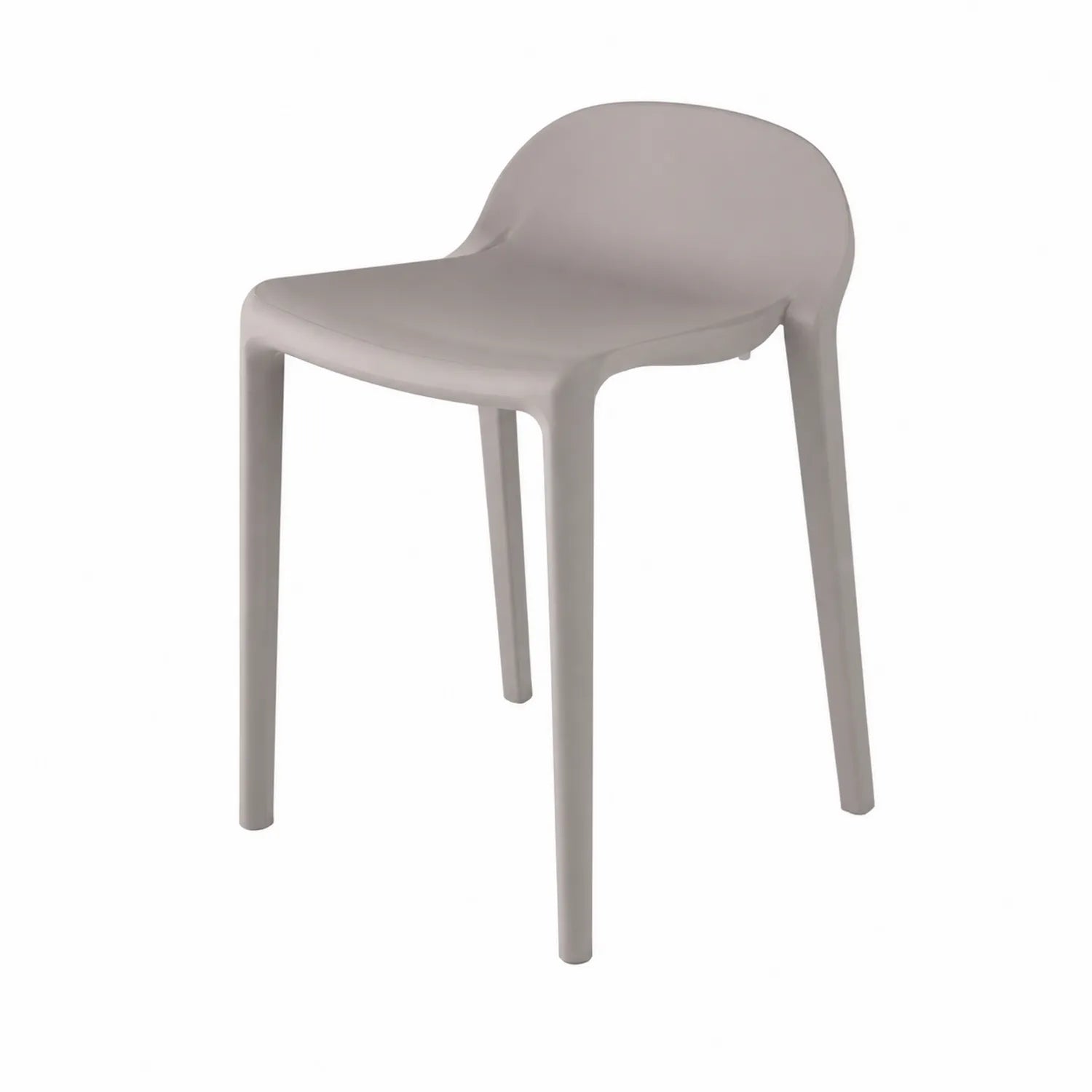 Kunststoffstuhl Polypropylen Grau Stapelbar 80 cm