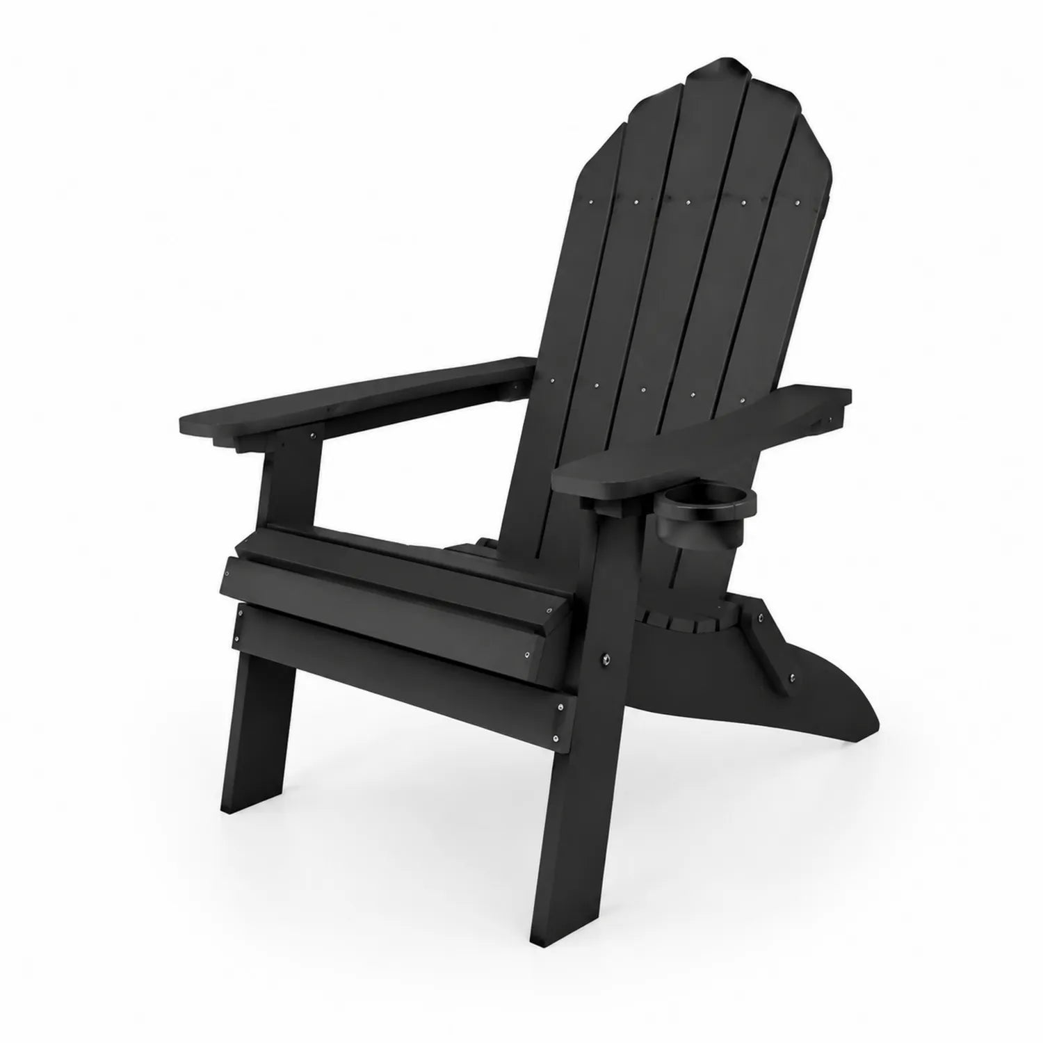 Adirondack Stuhl HDPE Schwarz 95x75x88cm
